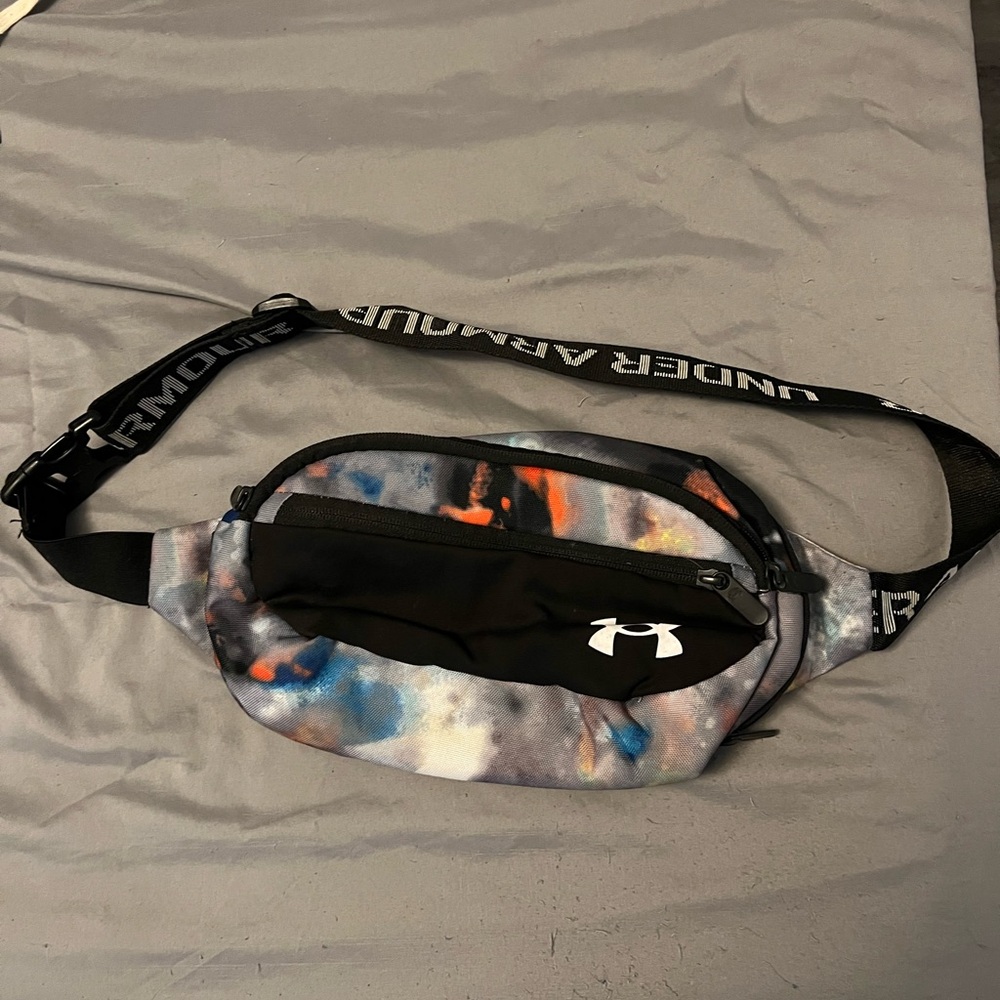 Under Armour Black and Multicolor Belt Bag